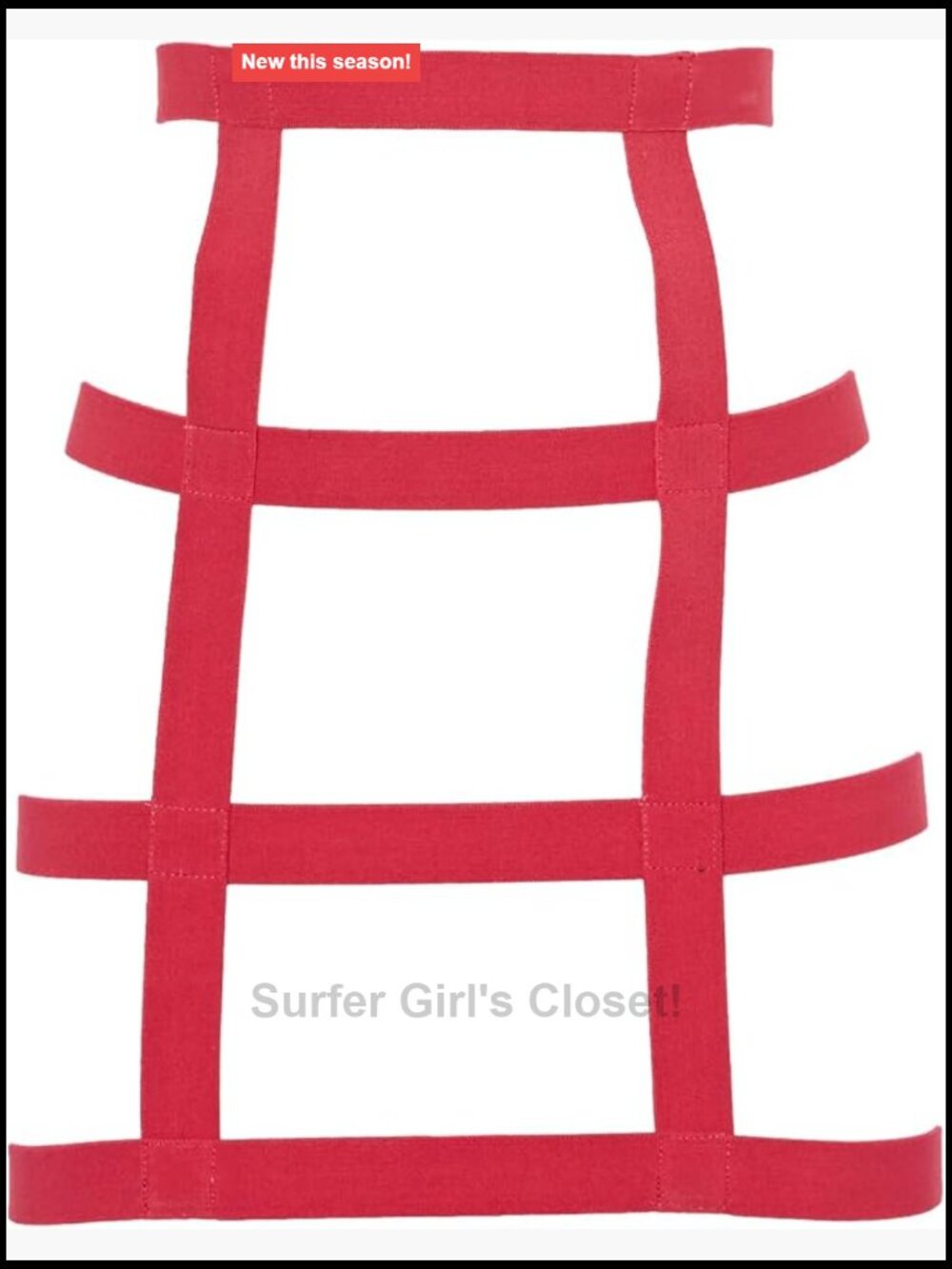 Stretchy Cage Skirt Body Harness Corset Costume